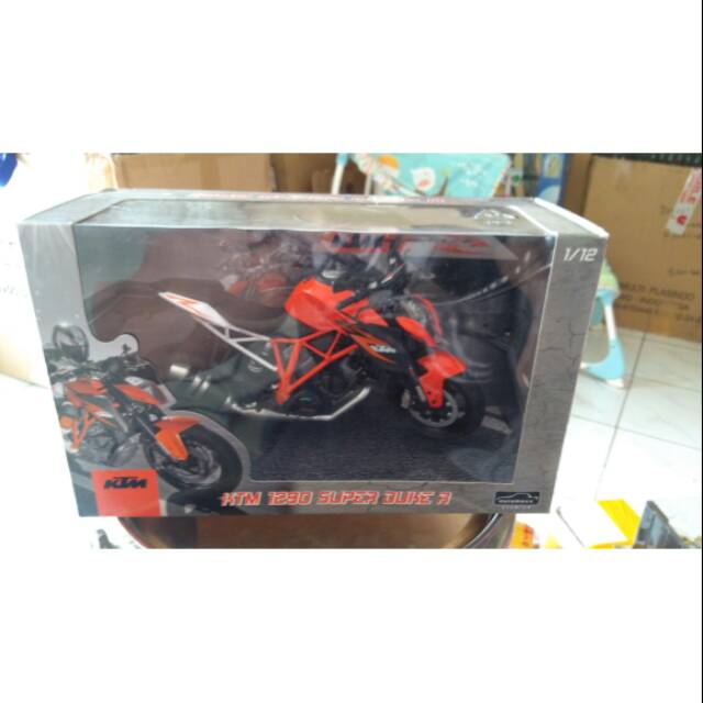 Diecast motor automaxx joycity KTM super duke R orange 1:12 rare
