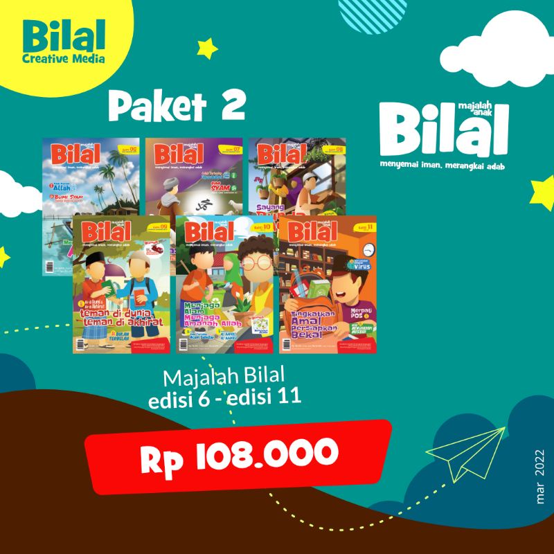 Majalah Anak Islami BILAL Paket 2