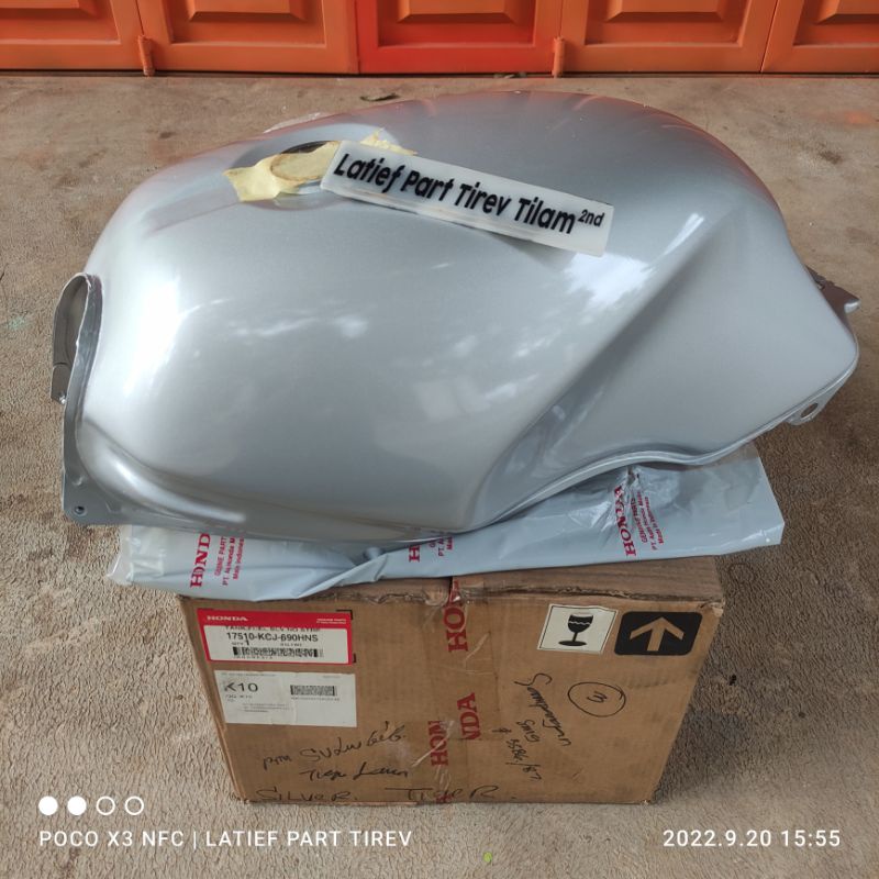 Tangki Tiger 2000 Silver original baru