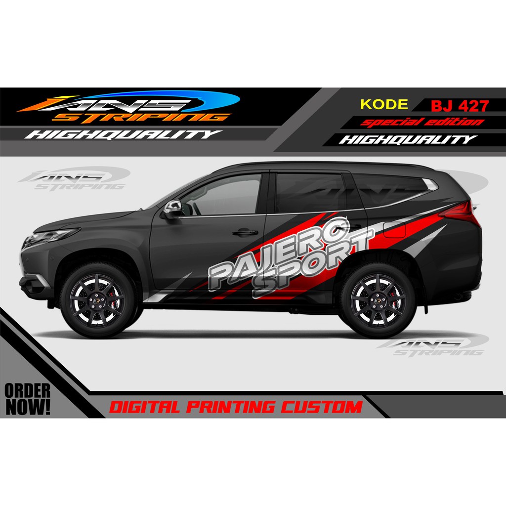 STIKER MOBIL PAJERO, FORTUNER / DECAL STICKER MOBIL PAJERO , FORTUNER / STIKER MOBIL