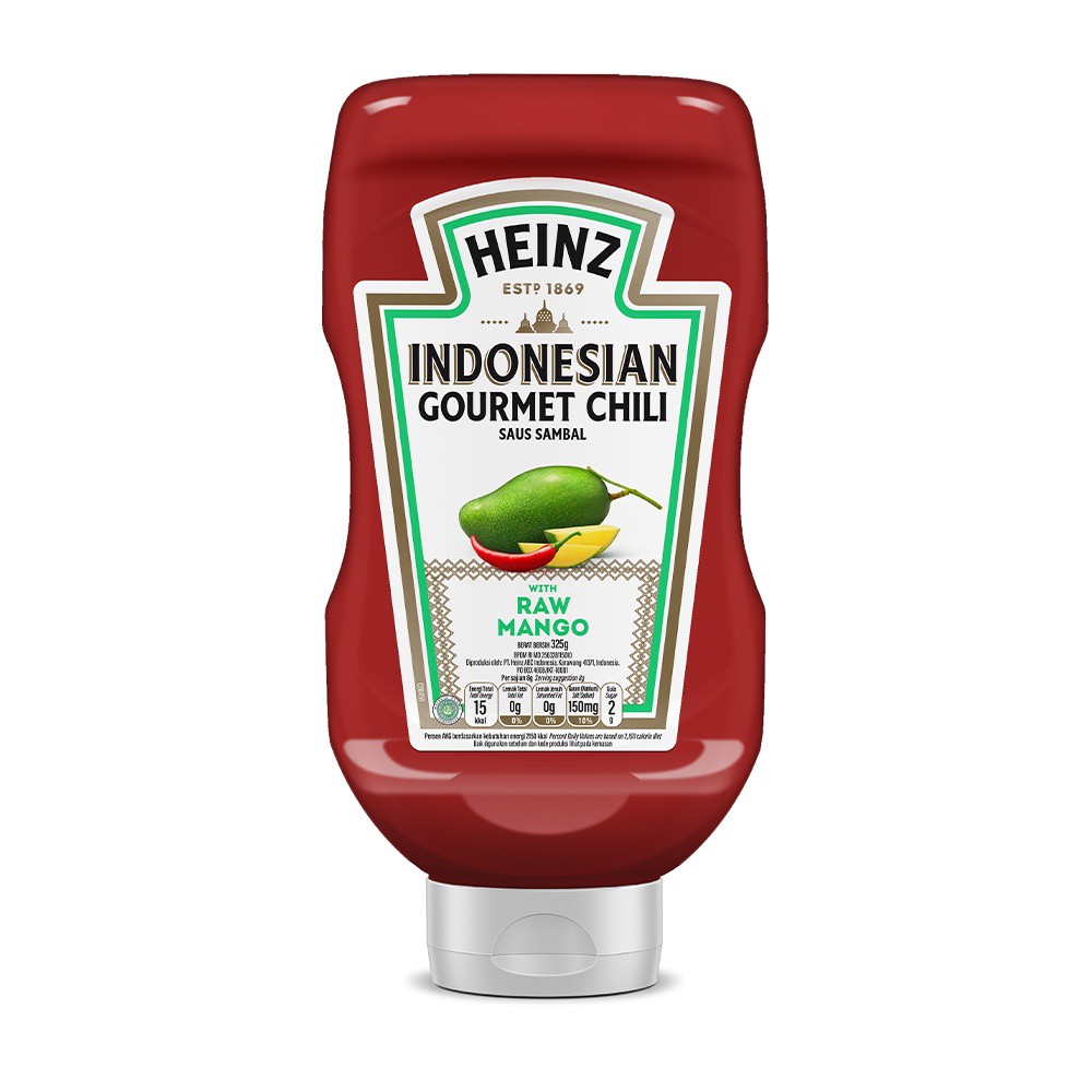 

heinz indonesian chili sauce 325gr | SAUS | SAMBAL | SAOS