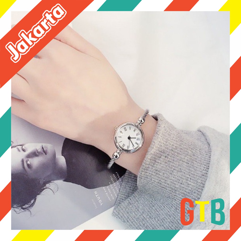 ❤️GTB❤️ Jam Tangan Cewek Gelang Jam Quartz Jam Arloji Jam Fashion Jam Analog Wanita JT039