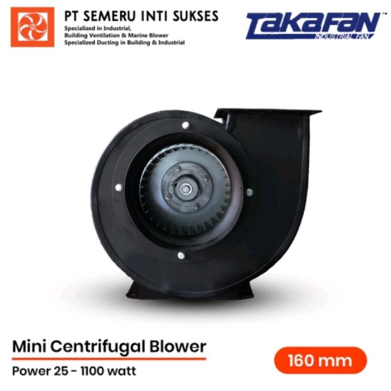 Mini Centrifugal Blower Takafan SCDE 160/1 Blower Keong Hisap Udara