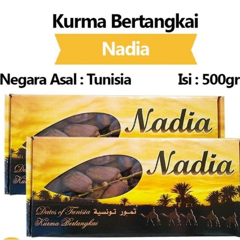 kurma tunisia tangkai //batang 500gr pakai dus