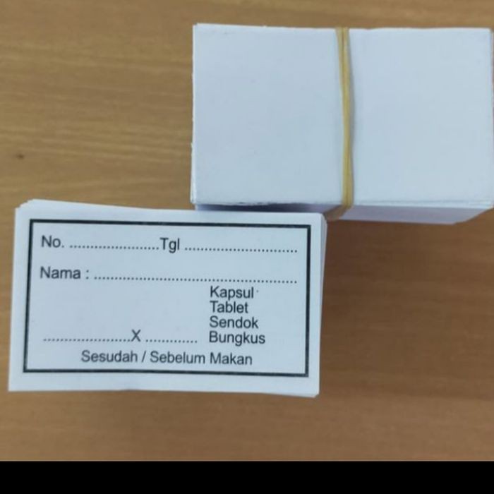 Etiket Obat Etiket Apotik