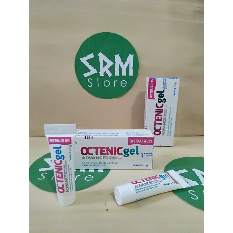 OCTENIC GEL 5GR / SKIN TREATMENT /Antiseptik tidak Perih/Salep Bibir Pecah& Kaki Pecah