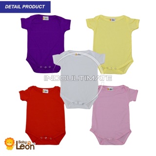 JUMPER BAYI  BABY LEON ISI 5 baju  kodok bayi  laki perempuan  