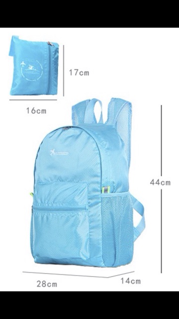 Korean portable backpack ( tas panggung yang bisa dilipat jadi kecil) ok  good quality