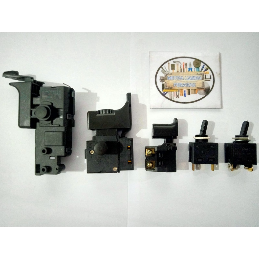 SAKLAR / STOP KONTAK / SWITCH MESIN RYU dll TERLENGKAP DAN TERMURAH SWITCH GERINDA RYU ,SWITCH HAMMER,SWITCH CIRCULAR SAW