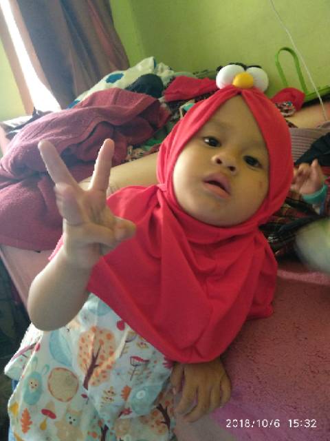 Jilbab anak emoticon bergo anak murah jilbab anak