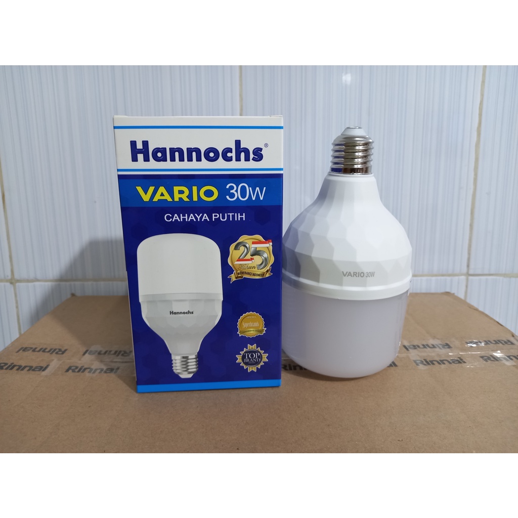 Jual Lampu LED Bohlam Hannochs Vario 30 Watt Putih 30w | Shopee Indonesia