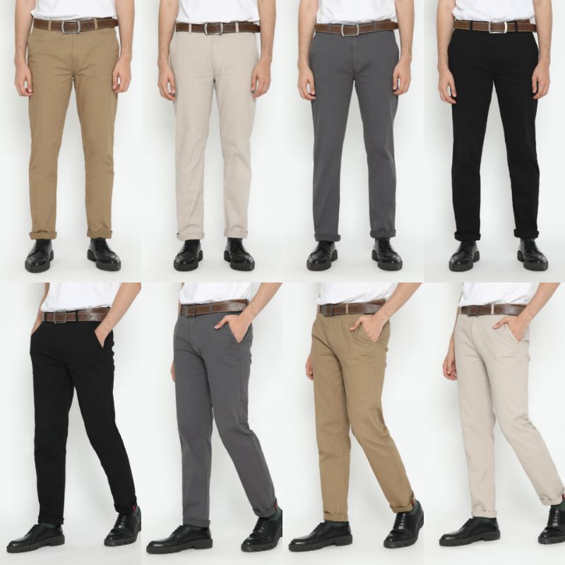 LS STORE - CELANA PRIA PANJANG CHINO SLIMFIT 27-38 // ANKLE PANTS CHINO // CHINO PANTS // CELANA SIR
