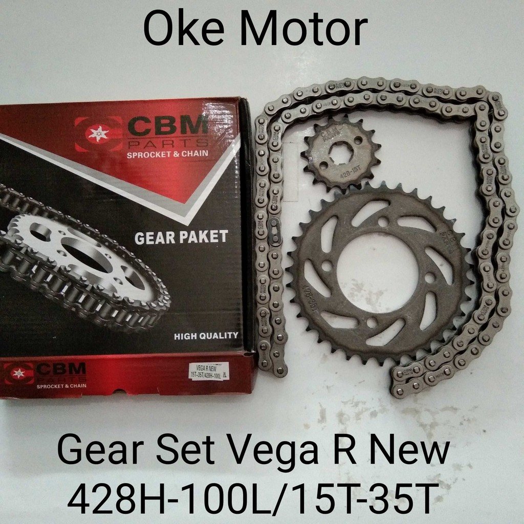 gear set gir paket motor vega r new