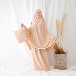 mukena amplop renda hyget super by fanissahijab