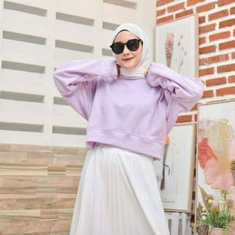 Arifirn Oversize Lenka - Sweater Wanita | Baju Oversize Wanita | Sweater Crop Wanita