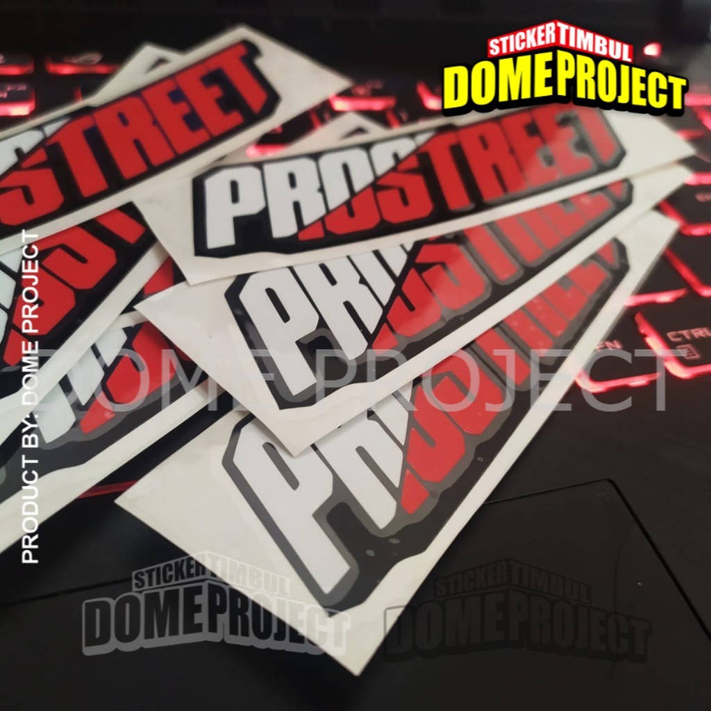 STIKER PROSTREET PRO STREET STIKER CUTTING MOTOR STIKER NMAX STIKER MOTOR AKSESORIS SEPEDA MOTOR