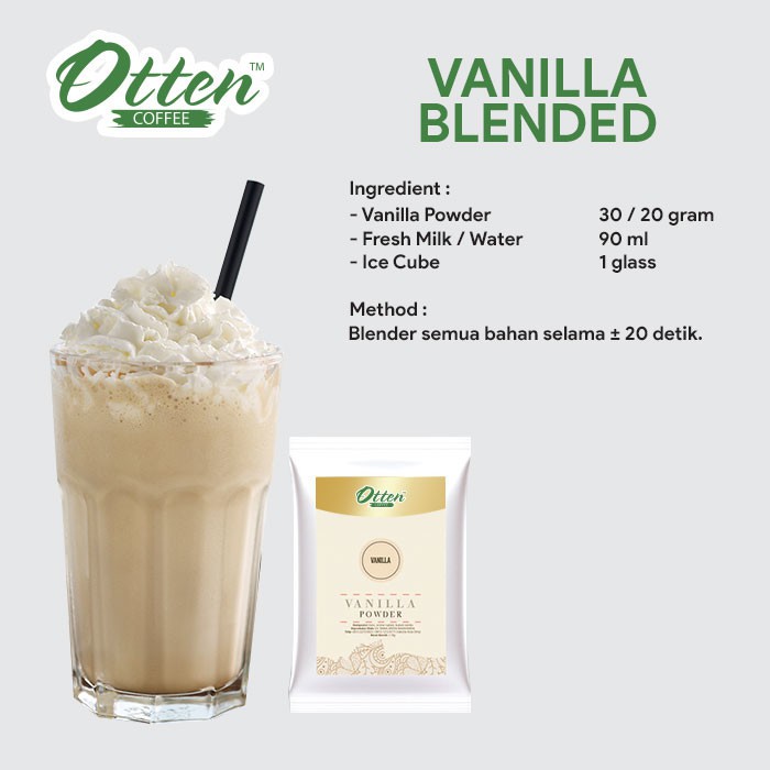 Otten Coffee - Vanilla Powder 1 Kg | Bubuk Minuman Vanilla-1