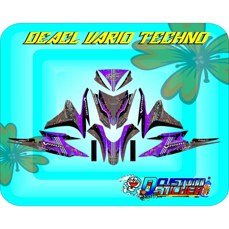 Sticker Vario 125 Decal Vario 125