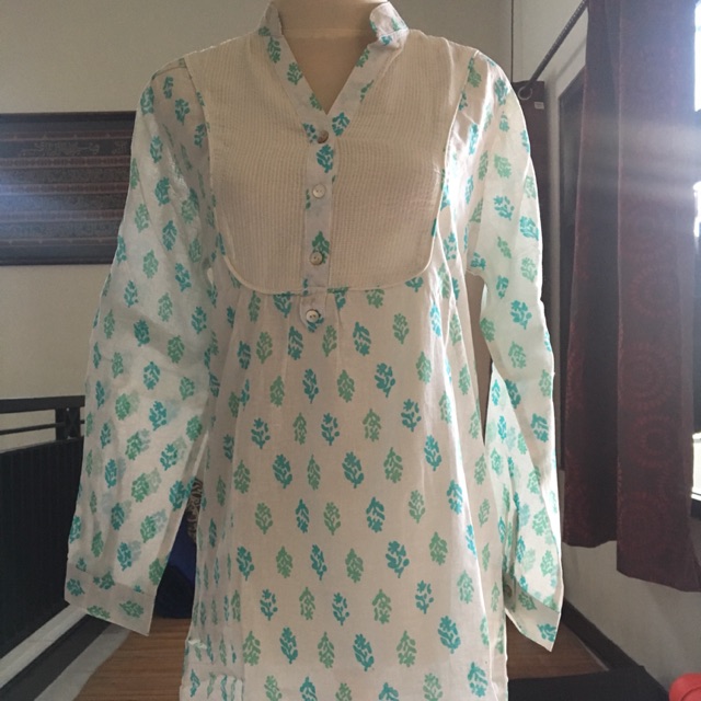 Le Couture Blouse Blus Atasan Motif M Lengan Panjang