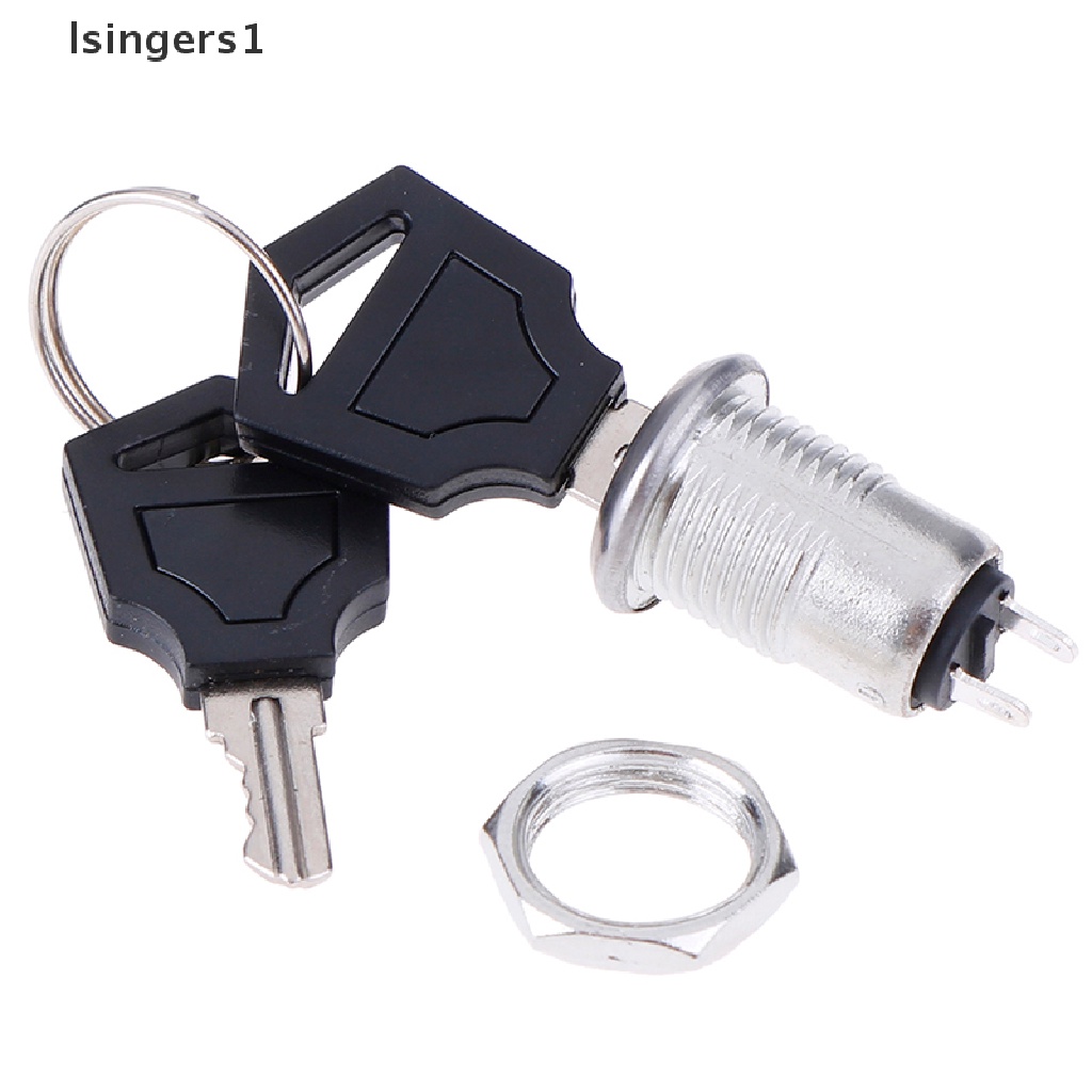 (lsingers1) 1pc Tombol Switch ON / OFF Mini 12mm Untuk KS-02 KS02 3A 250V