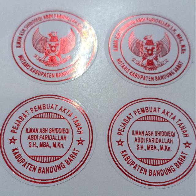 

Stiker Stempel Hotprint ( Custom )