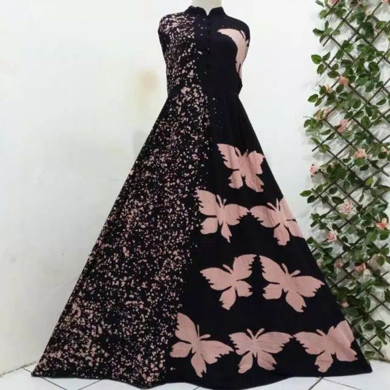 Gamis twill / (Size S,M,L,XL) Gamis twill rainbow / pelangi / ori twill super busui