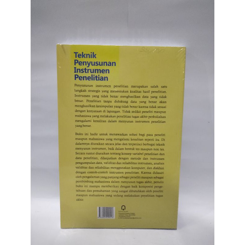 BUKU TEKNIK PENYUSUNAN INSTRUMEN PENELITIAN ORIGINAL