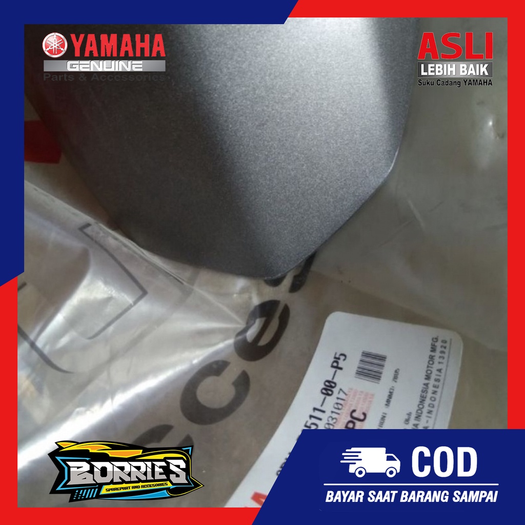 FENDER FRONT 2BU-F1511-00-P5 SPAKBOR DEPAN GRAY ABU-ABU GOLD YAMAHA X RIDE X-RIDE 115 PART ORIGINAL