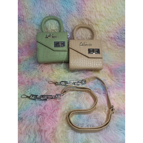Tas Selempang/Shoulder/Hand Bag Wanita Croco Imut Denise
