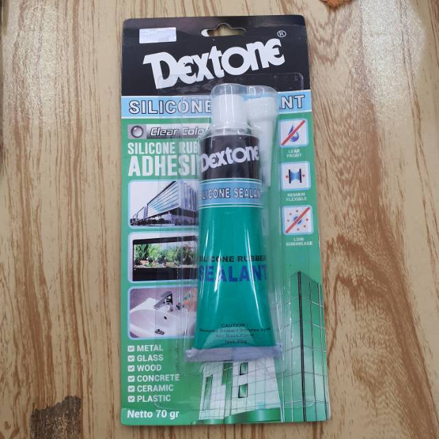 

Silicone sealant clear 70g / Lem bening / lem kaca aquarium bening