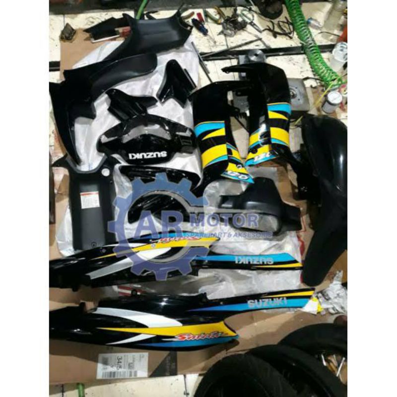 Jual Full Body Alus Kasar Satria Hiu Malaysia Hitam Plus Stripping Shopee Indonesia