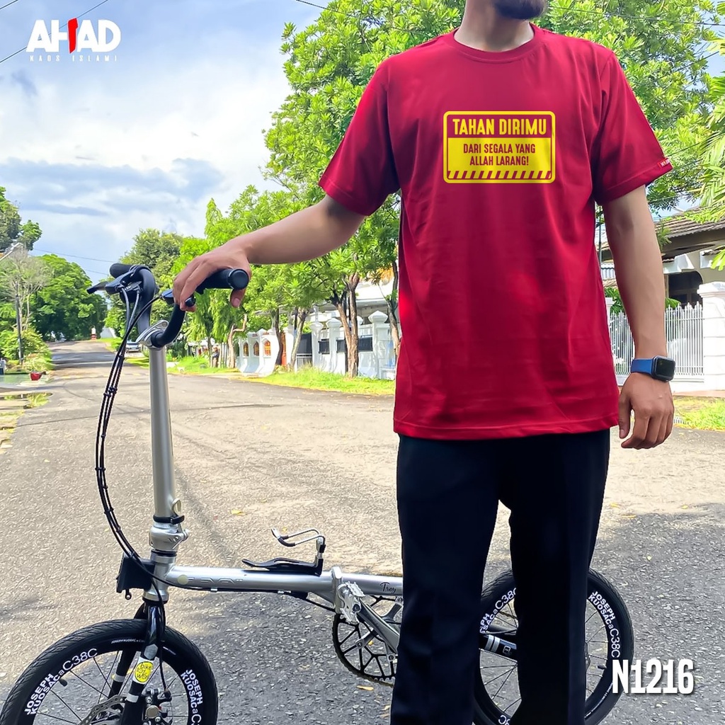 Kaos Islami Ahad - Tahan dirimu dari segala yang Allah larang N1217