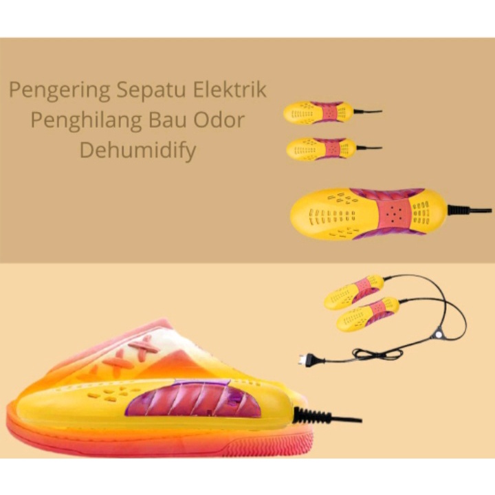 Pengering Sepatu Elektrik Penghilang Bau Odor Dehumidify