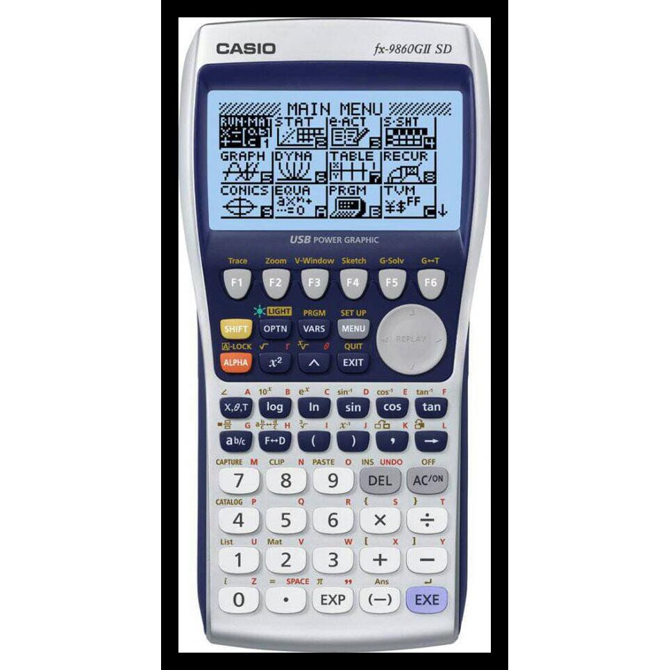 

Big Sale Casio Fx-9860 Gii Sd - Kalkulator Graphic Scientific/Ilmiah Terbaru