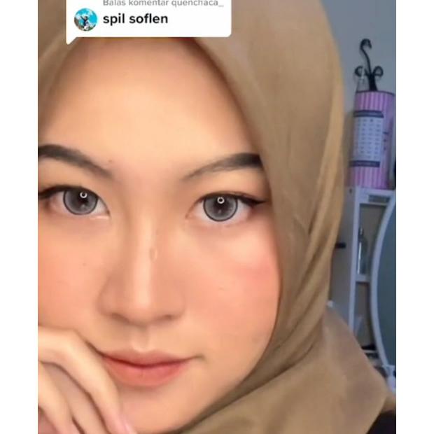 Softlens Univ Gray | Softlens 15 Mm | Softlens Murah | Softlens Natural