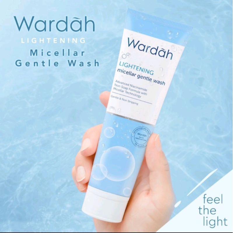 WARDAH LIGHTENING MICELLAR GENTLE FACIAL FOAM 50GR