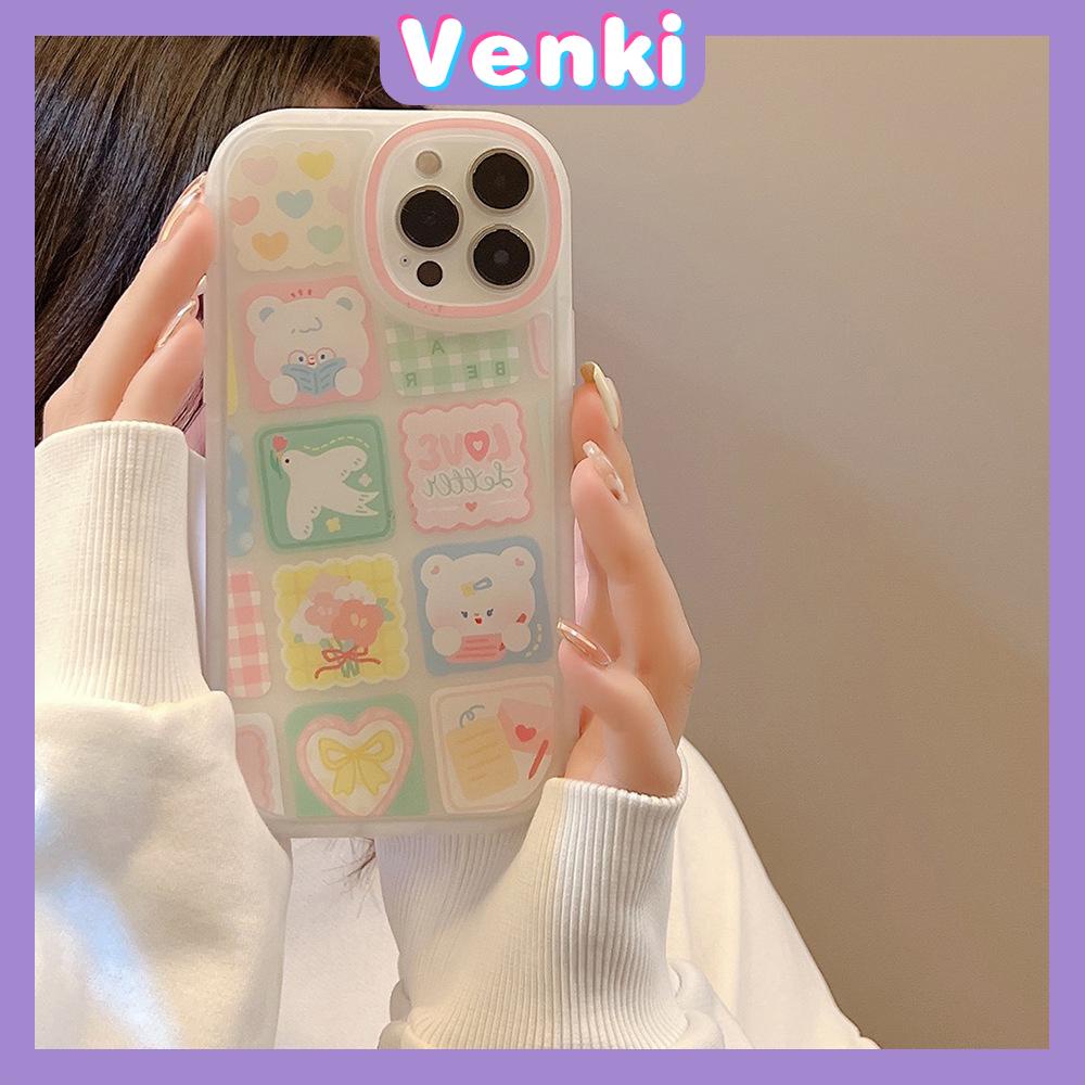 iPhone Case Silicone Soft Case Clear Case Thickened Airbag Shockproof Camera Full Coverage Protection Cartoon Cute For iPhone 13 Pro Max iPhone 12 Pro Max iPhone 11 iPhone 7 Plus