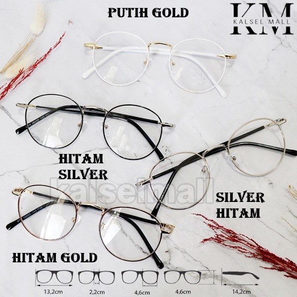 Kacamata Frame Photochromic + Antiradiasi 2 In 1 Retro Vintage Wanita Pria Lensa Berubah Warna Hitam Pure Stainless Korean Square Fashion Polarized Uv 400 Kaca Mata Fotokromik Korea / Anti Radiasi 2 In 1 Potokromik Photochromic Fotocromic Potocromic FTK3