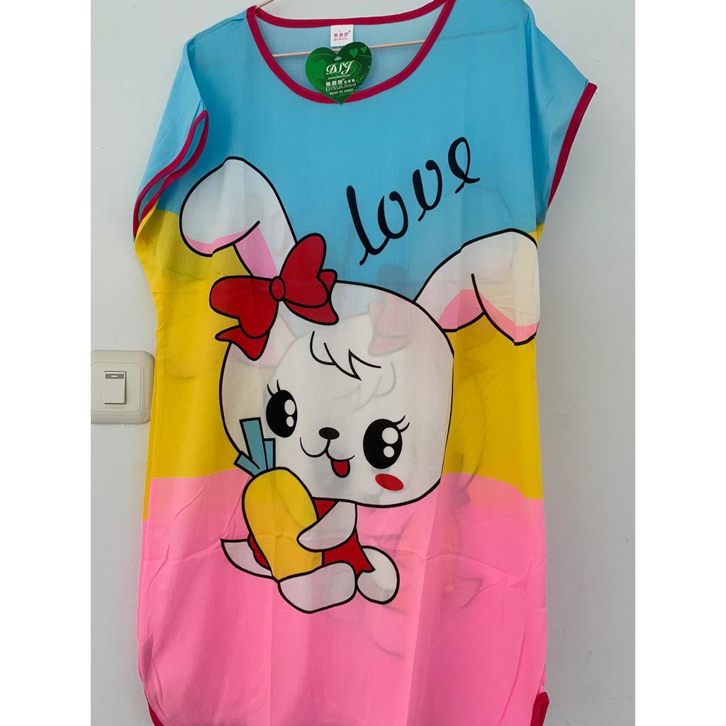 Gobra ♕ PW061 Part 2 Baju Tidur Wanita Piyama Motif Kartun Lucu Pakaian Wanita Daster Variasi Import-No 39 (Warna Random)