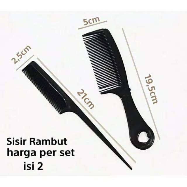 SISIR RAMBUT SET ISI 2 POLOS - WARNA ACAK