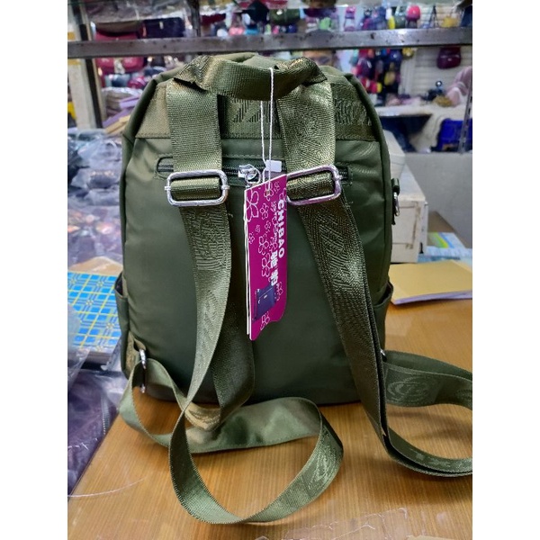 Tas Ransel Chibao 0864-15 Bahan Parasut. Tas Wanita Tas Chibao ORI Tas Ransel Chibao Import BEST SELLER BISA BAYAR DITEMPAT.!!!!