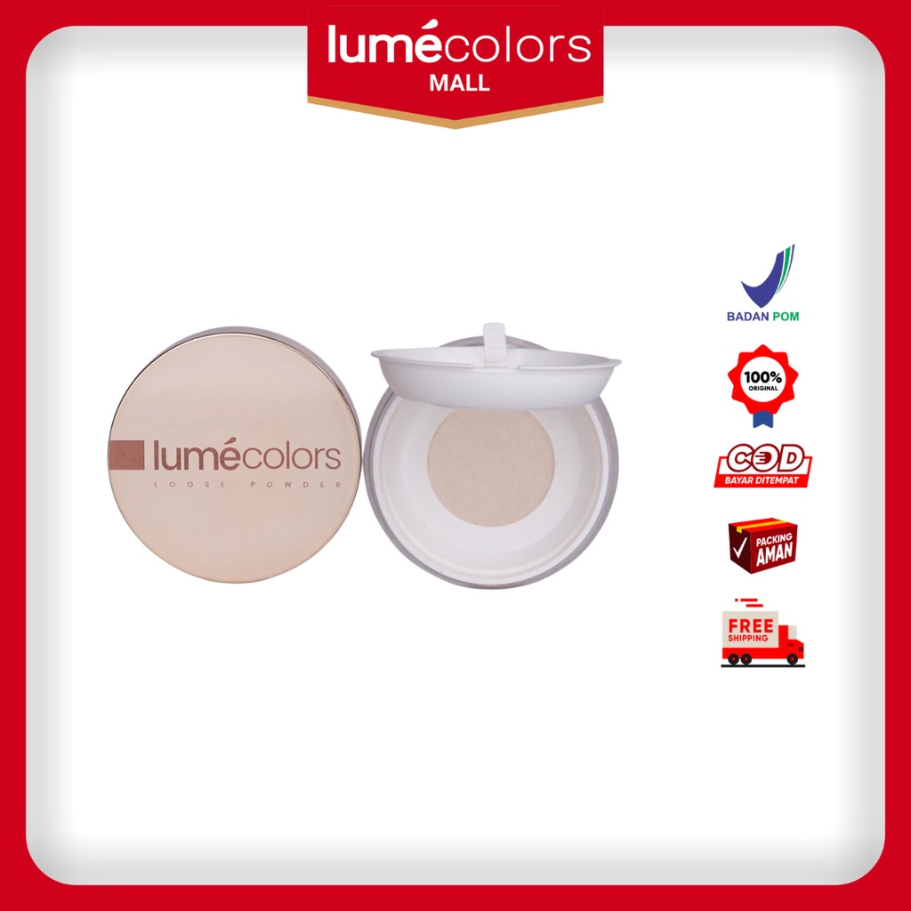 [FS] Lumecolors BPOM COD Loose Powder Bedak Tabur Oil Control Original