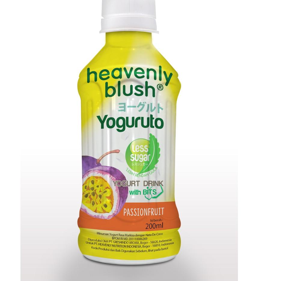 

Belanja disini--Yogurt Heavenly Blush Yoguruto Botol Passion Fruit 12x200ml