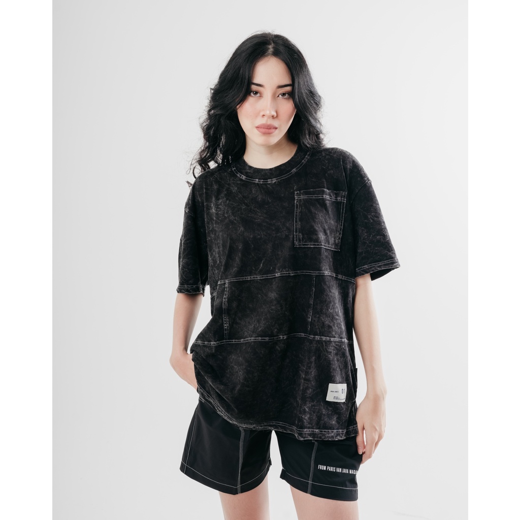 JAVAJONES Oversized Tee Vintage Washed Gael |Tee Pocket