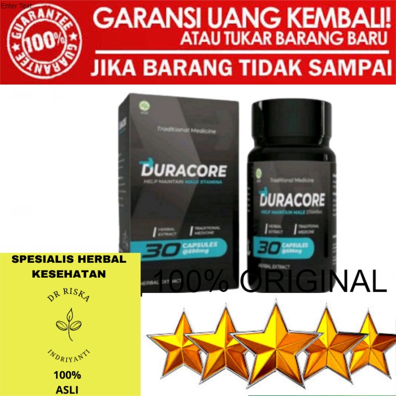 100% ASLI Duracore Original 100% Obat Kuat Pria Kapsul Asli Herbal Pemanjang Pembesar Pennis