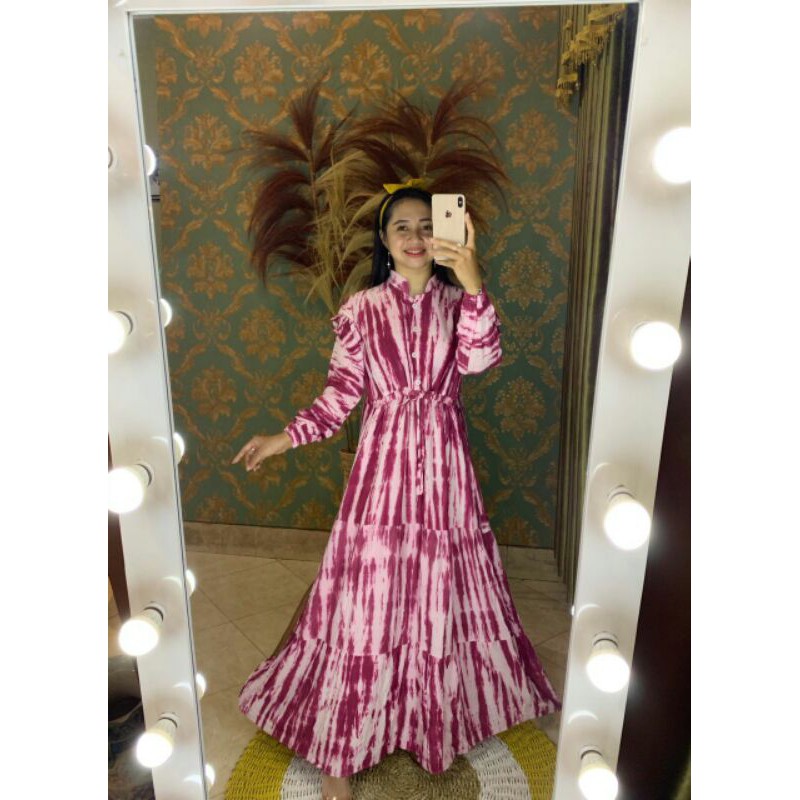 BAJU GAMIS COTON RAYON TIDI SEMITEX..MODEL TALI SERUT.