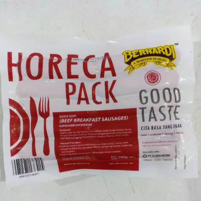 

BERNARDI sosis breakfast VP 500gr