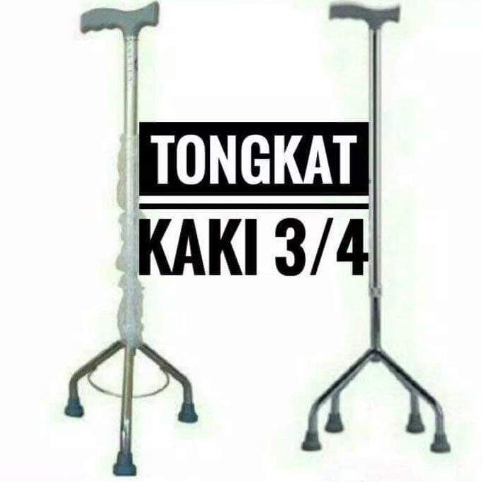 Jual Tongkat kaki 3 dan 4 / Alat bantu jalan / kruk (Ready~stok