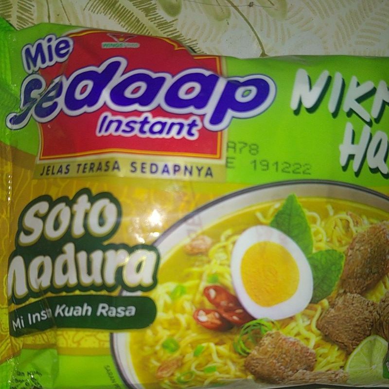 

sedaap soto Madura
