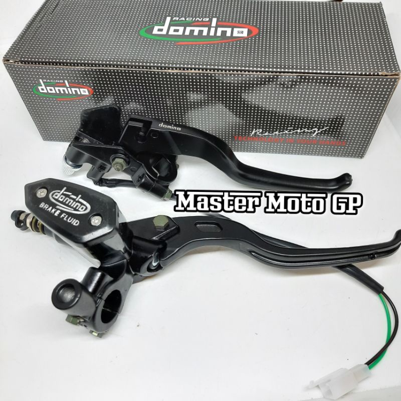 Master rem tabung oval Domino brake fluit Handle Domino Handle set Master Rem Kopling Set Domino Cnc type E2 Universal Motor Beat Vario CBR 150R Vixion Aerox Ninja sonic Fu Rx king vario150 scorpio Klx scoopy xride ADV